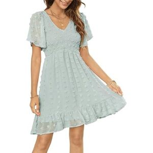 Tecrew Swiss Dot Dress